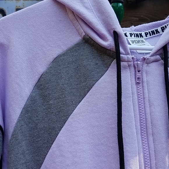 SOLD NWT Victoria's Secret PINK Purple Sweatshirt - Picture 4 of 8